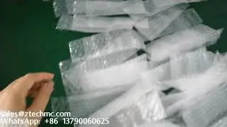 Two sealing type Air Bubble Film Bag Making Machine produce small size bag