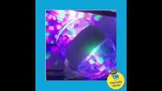L&aacute;mpara Led Giratoria 6w Rgb Foco Doble 3 Colores Bolichera