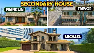 GTA 5 : FRANKLIN VS MICHAEL VS TREVOR (WHICH IS BEST SECONDARY HOUSE?)
