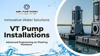 Vari Pontoons | VT Pump Mounted on Floating Platform.