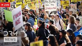 LIVE: Massive Anti-ICE Protest Unfolds in Downtown Los Angeles