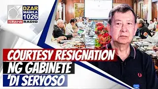 #SonshineNewsBlast: Courtesy resignation ng gabinete 'di seryoso-Ex-defense chief Gonzales