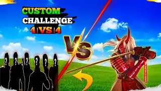 Custom challenge😡4vs4.me and l🫂myfaind#free fire#terox gmr