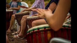 Djembe session in Pyramid @ Hotel Korinjak