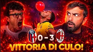 [VITTORIA DI CU*O!] BOLOGNA - MILAN: 0-3 | REACTION