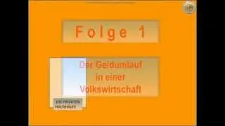 AG Geldordnung Video-Tutorial - Folge 1 Der Geldumlauf in einer Volkswirtschaft