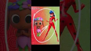 Bassie Dandy&rsquo;s World transforms into Ladybug Miraculous | Ai glow up #dandysworld