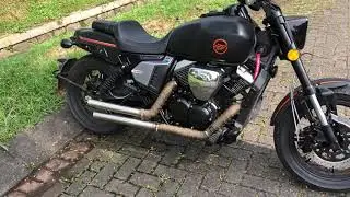Keeway v250 costum exhaust