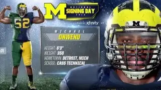 Michael Onwenu Highlights - Michigan Signing Day 2016