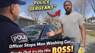 Bodycam Exposes Cop Stopping a Man Washing His Car &mdash; He Didn&rsquo;t Know It Was His Sergeant | BODYCAM