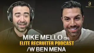 Walking Away from a $20M Staffing Book to Build SimpleSide AI - Mike Mello on Ben Mena's Podcast