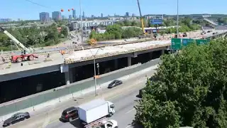 I-85 Rebuild: Time Lapse (May 8, 2017)