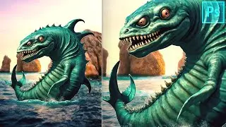 Photoshop - Sea Creature Photo Manipulation