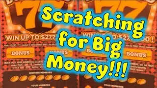 Double Red 77 Lottery Tickets from the Indiana Hoosier Lottery! We Won Some Money!