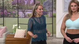 Breezies Seamless Comfort Wirefree Bra on QVC