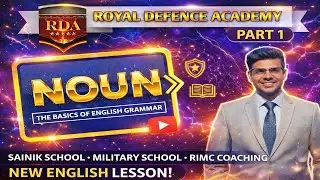 What is a NOUN? 🤔📖 | English Grammar Online Class | #RIMC #RMS #SainikSchool