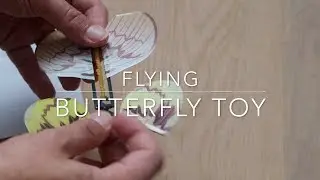 Flying butterfly toy