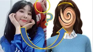 I tried to make RED VELVET SEULGI'S hair in the sims 4??? | Sims 4 Speed Meshing