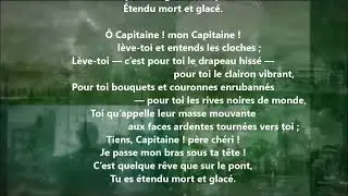 &Ocirc; capitaine ! mon capitaine ! - Walt Whitman lu par Yvon Jean