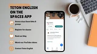 Teton English on Wix Spaces app
