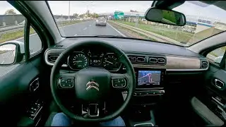 New Citroen C3 III  2021(1.2 PURETECH 110 HP) | POV Test Drive #636 Joe Black