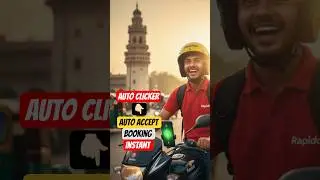 How to use auto clicker for auto accept ride #rapido #rapidocaptain