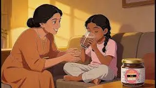 A mom&rsquo;s daily care Amrutam Kumari Sondarya Malt for teenage period that supports her growing body.