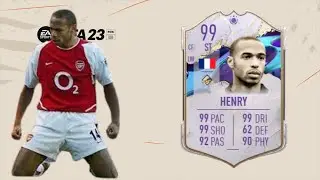 COVER STAR ICON THIERRY HENRY IS UNSTOPPABLE - 99 RATED COVER STAR ICON FIFA 23