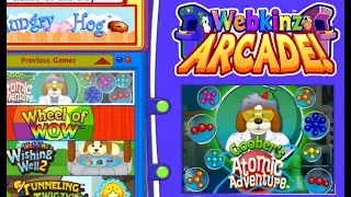 playing webkinz arcade games and completing challenges     +     streaming update