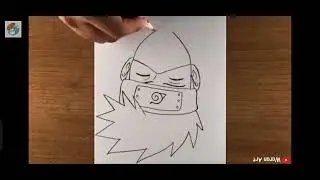 Easy Anime Drawing || How to Draw Kakashi Hatake || Naruto Drawing Tutorial for beginners