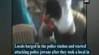 Watch: Locals attack police station in Andhra Pradesh&rsquo;s Nellore- ANI video