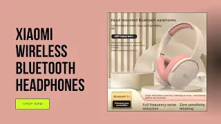 Xiaomi Bluetooth Headphones Over-Ear | HiFi Sound, Foldable, Type-C & TF Card Support