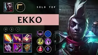 Ekko Top vs Darius - EUW Master Patch 25.23