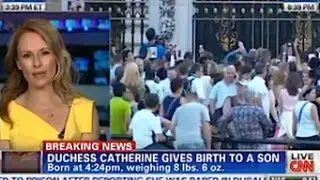 CNN Royal Commentator Calls Kate Middleton 'Brilliant' For Giving Birth To Son On First Try