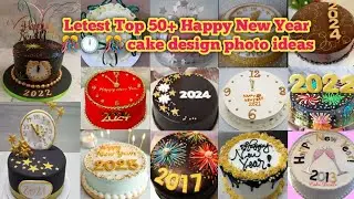 ✨Simple New Year Cake Designs/Cake Design/New year cake Design 2026 photo/New Year cake/Cake ideas
