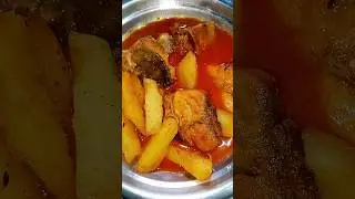 Potato Fish Curry Recipe #shorts