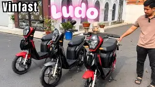 Vinfast Ludo sẵn pin không cần bằng lái cho các cháu đi học