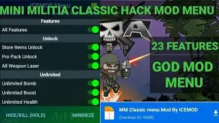 Mini Militia Classic Hack Mod download |  Mini Militia Classic| Brock da2