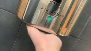 OTHER TOILETS: Lovair Air Fury Hand Dryer At McDonald&rsquo;s, Stockport near McVities Factory