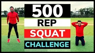 500 Rep Squat Challenge Workout // Legs & Booty Burner Fitness Challenge