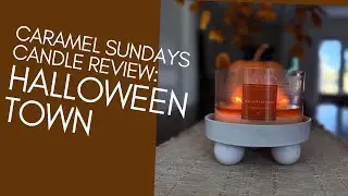 🎃 Halloweentown by Caramel Sundays Candle Review | Brown Sugar, Sweet Cream & Butterscotch Magic!