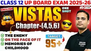#9 VIJAY SERIES | CLASS 12 | ENGLISH | VISTAS | ONE SHOT | U.P. AND CBSE BOARD | BOARD EXAMS 2026