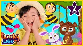 Bee Bee Oh Bee! Fun Sing-Along Kids Songs | Looky Luke