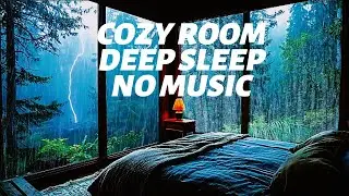 Rain Sounds for Sleeping,Soothing Rain & Gentle Thunder Live Stream for Fast Sleep & Insomnia Relief