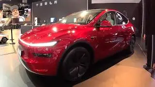 Tesla Model Y с увеличенным запасом хода, премиальный полностью электрический электромобиль, обзо...