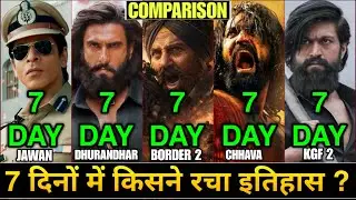 Border 2 vs Dhurandhar vs Chhava vs Jawan vs KGF 2 Box Office Collection Day 7, Sunny Deol, Varun D