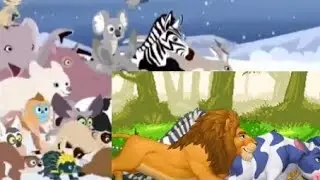 run with baby animals stampede  video cute animals  zoo safari video funny