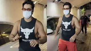 Varun Dhawan Spotted At Bandra