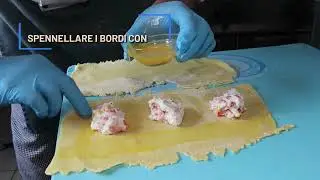 Ittica Volturno - Ravioloni ricotta, zafferano e trota salmonata