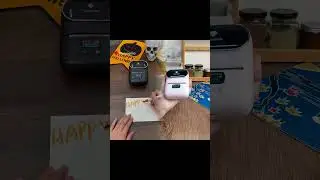 #Halloween #CardMaking with #LabelMaker #phomemo #diy #craft #smallprinter